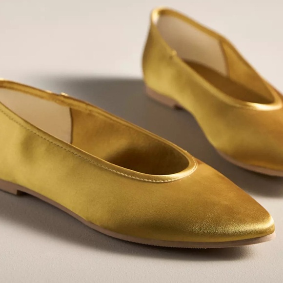 BC Footwear Shoes - NWT BC Footwear by Seychelles Georgette Satin Ballet Flats Size 8.5 / EUR 39.5